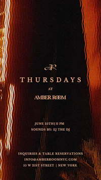 thursdays - amber room